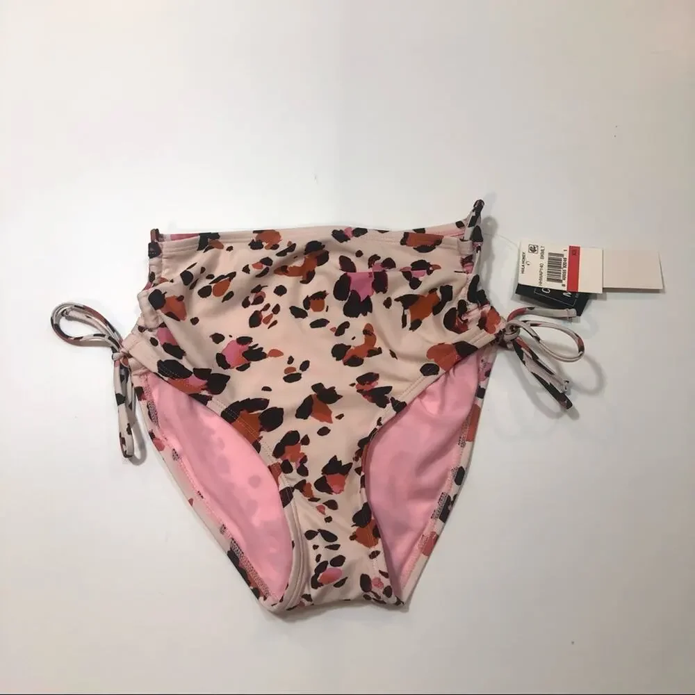 Hula Honey Leopard high waist bikini swim bottom
